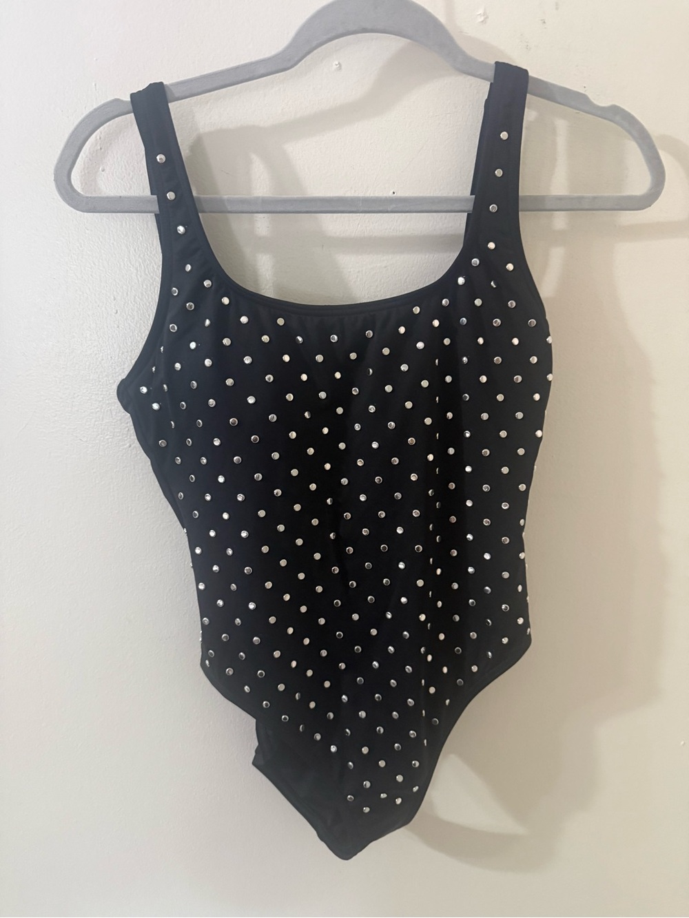 Michael Kors Black Studded Girls' One-Piece Bodysuit